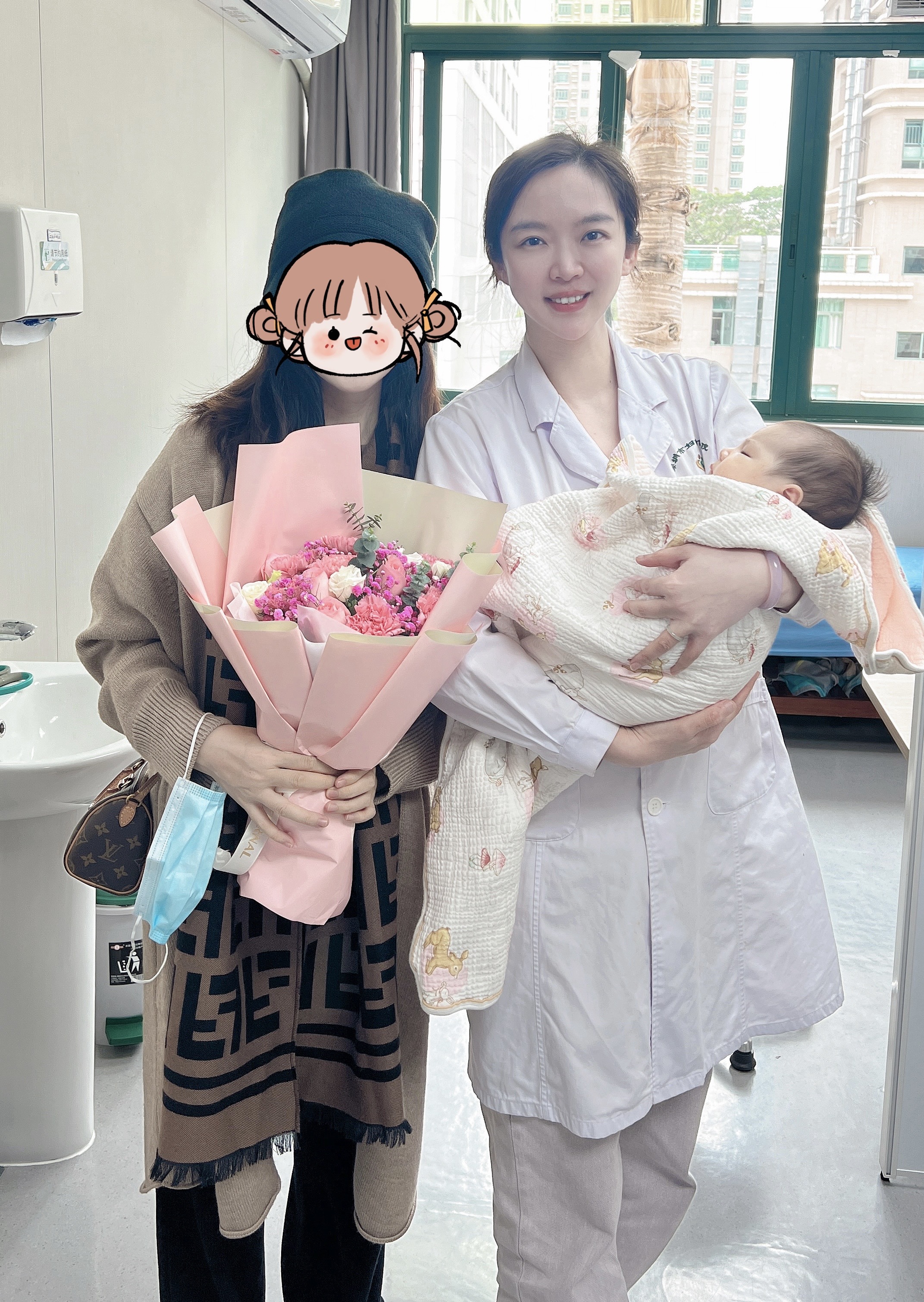 Struggling with irregular cycles related to PCOS, she pursued fertility support through acupuncture and lifestyle care. She later conceived and delivered a healthy baby.